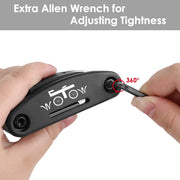 WOTOW 16-in-1 Bike Repair Multitool with Tire Levers