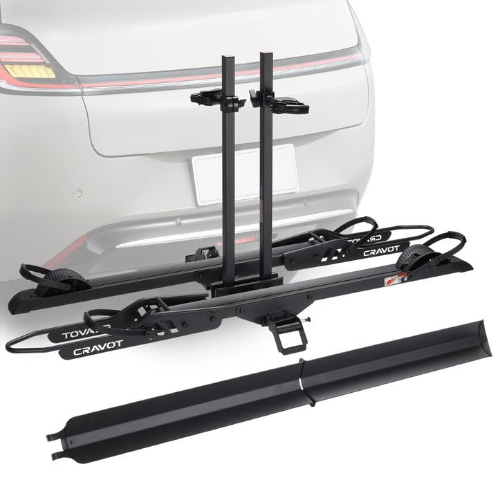 Heavy-Duty Foldable E-Bike Hitch Rack for 2-Inch Receivers