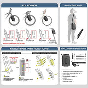 Rhinowalk 6L Waterproof Bike Fork & Pannier Bag