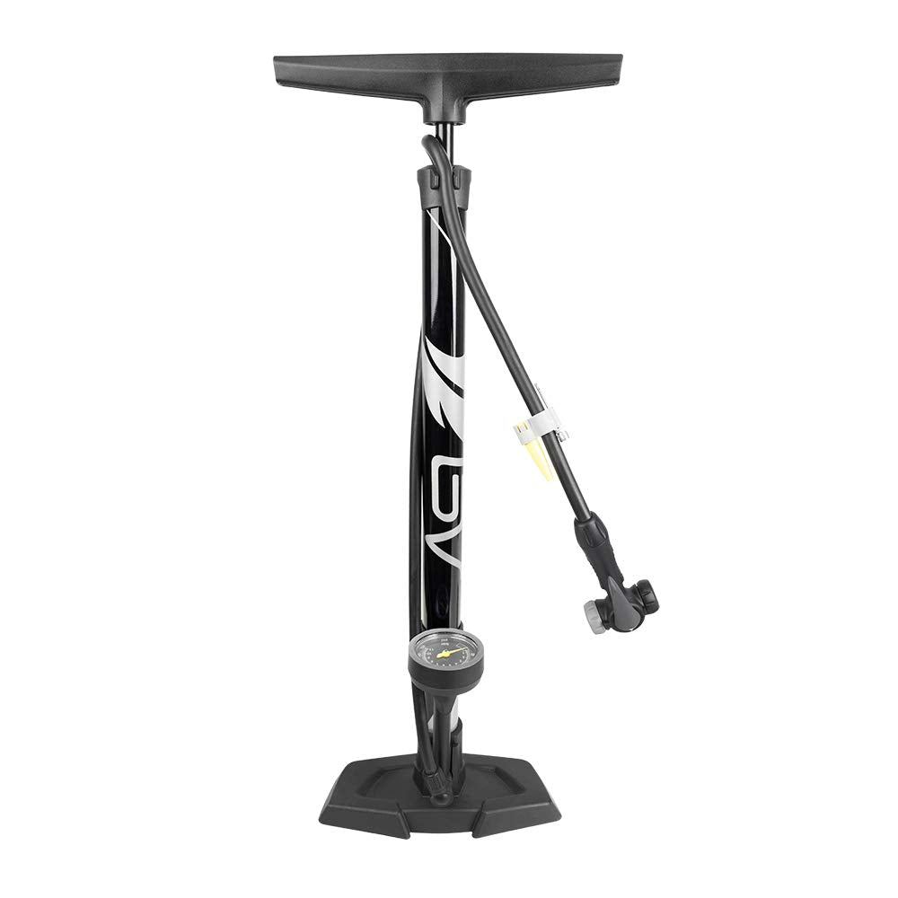 BV 160 PSI Bike Floor Pump with Smart Presta & Schrader Valve