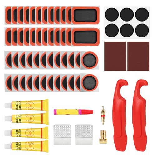 Smelish 80-Piece Self-Adhesive Bike Tire Patch Kit