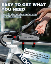 ROCKBROS Waterproof Bike Frame Phone Storage Bag