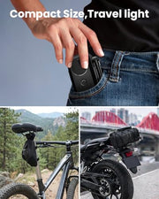 ETENWOLF S0 Mini Bike Pump with Gauge & Fast Inflation