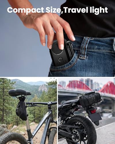 ETENWOLF S0 Mini Bike Pump, 20s Fast Inflate Bicycle Pump with Gauge