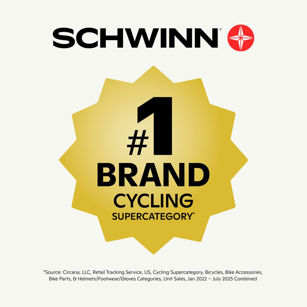 Schwinn Thrasher Helmet for Adults, Size 58-62 cm for Riders Ages 14+, Microshell, Adjustable Dial & Straps, Interior Padding, Air Vents, Visor, Adult Bike Helmet