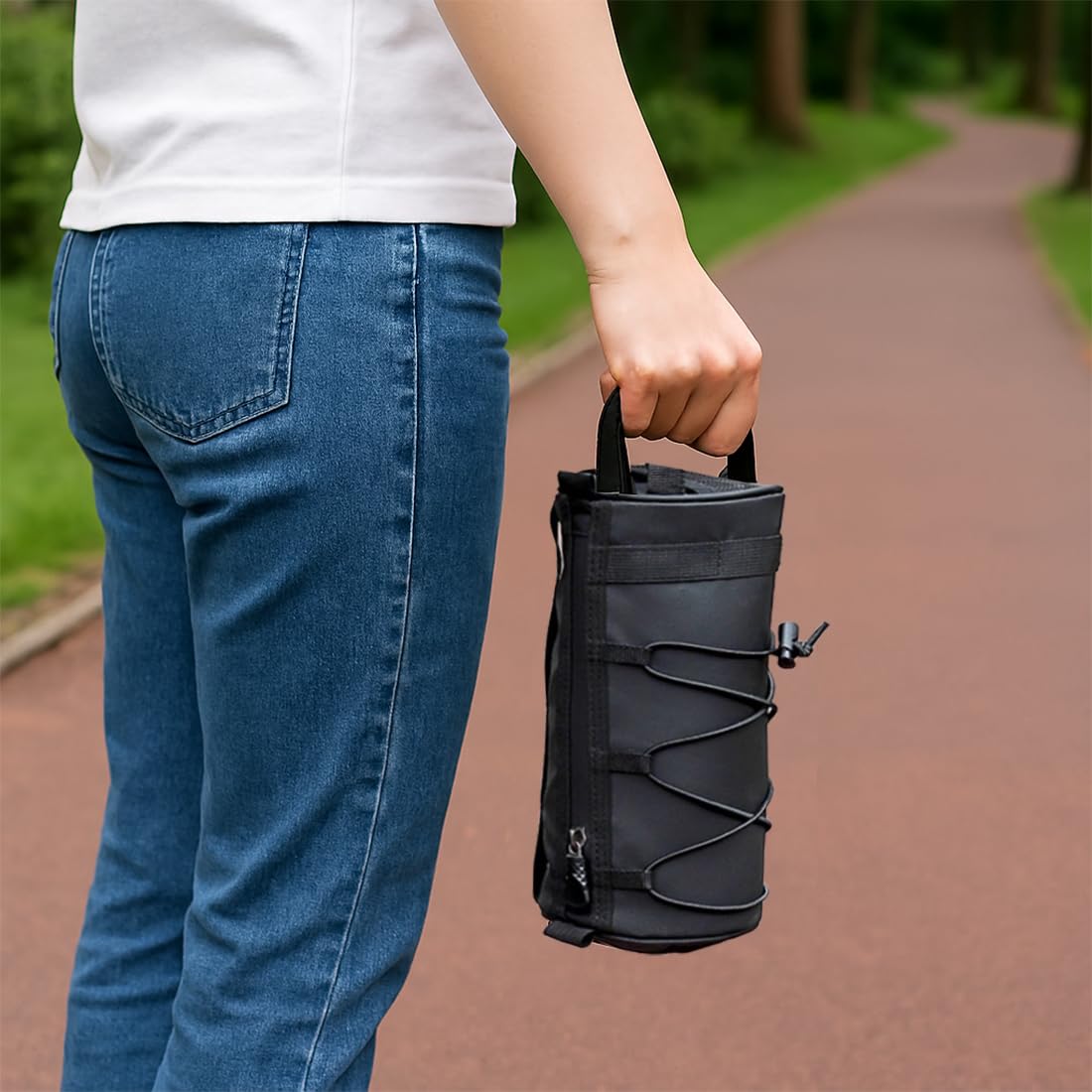 2.5L Bike Handlebar Bag, Bicycle Accessories, Bike Frame Front Pouch