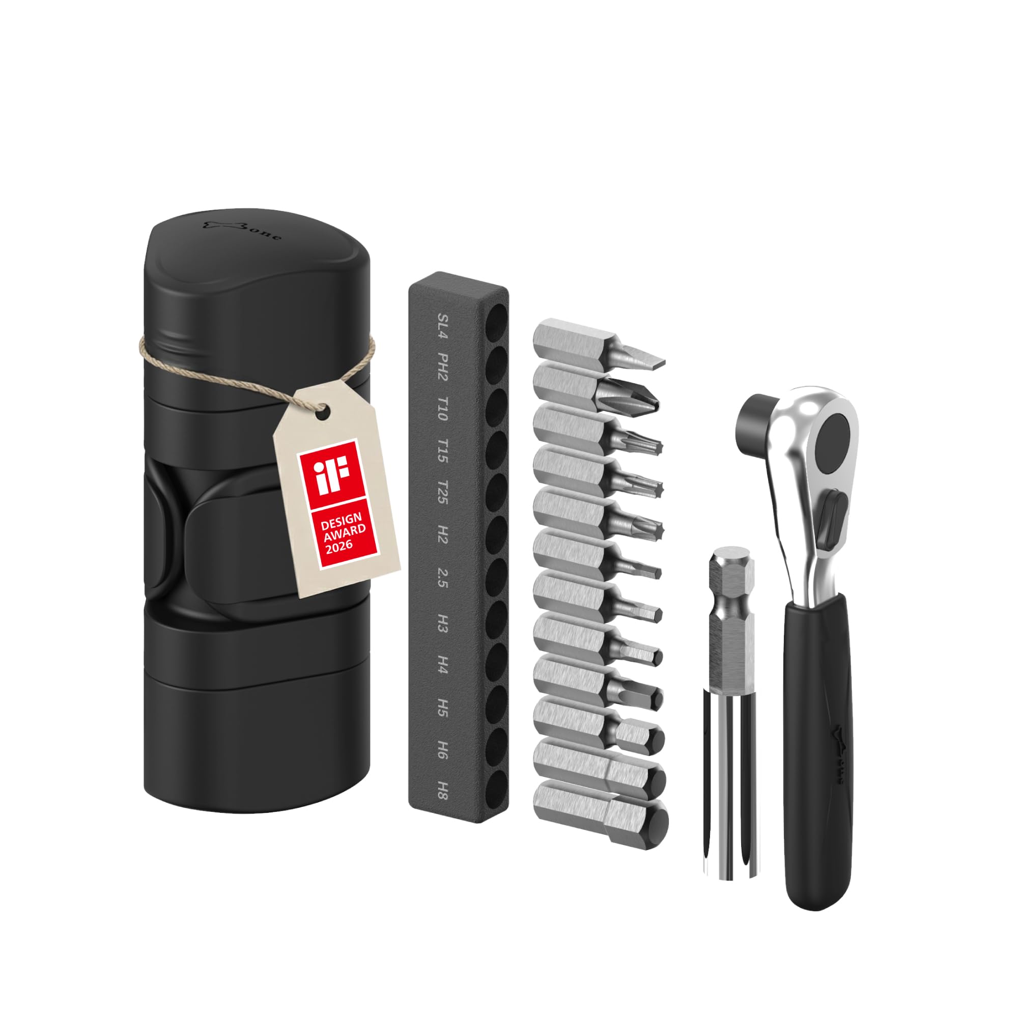 BONE Bike Portable Tool Kit, 14-in-1 Bicycle Repair Capsule, Scratch-Free & Waterproof Silicone Bag for Emergency Maintenance, Cycling accessory with Tire Pump & Wrench for Camping & Travel