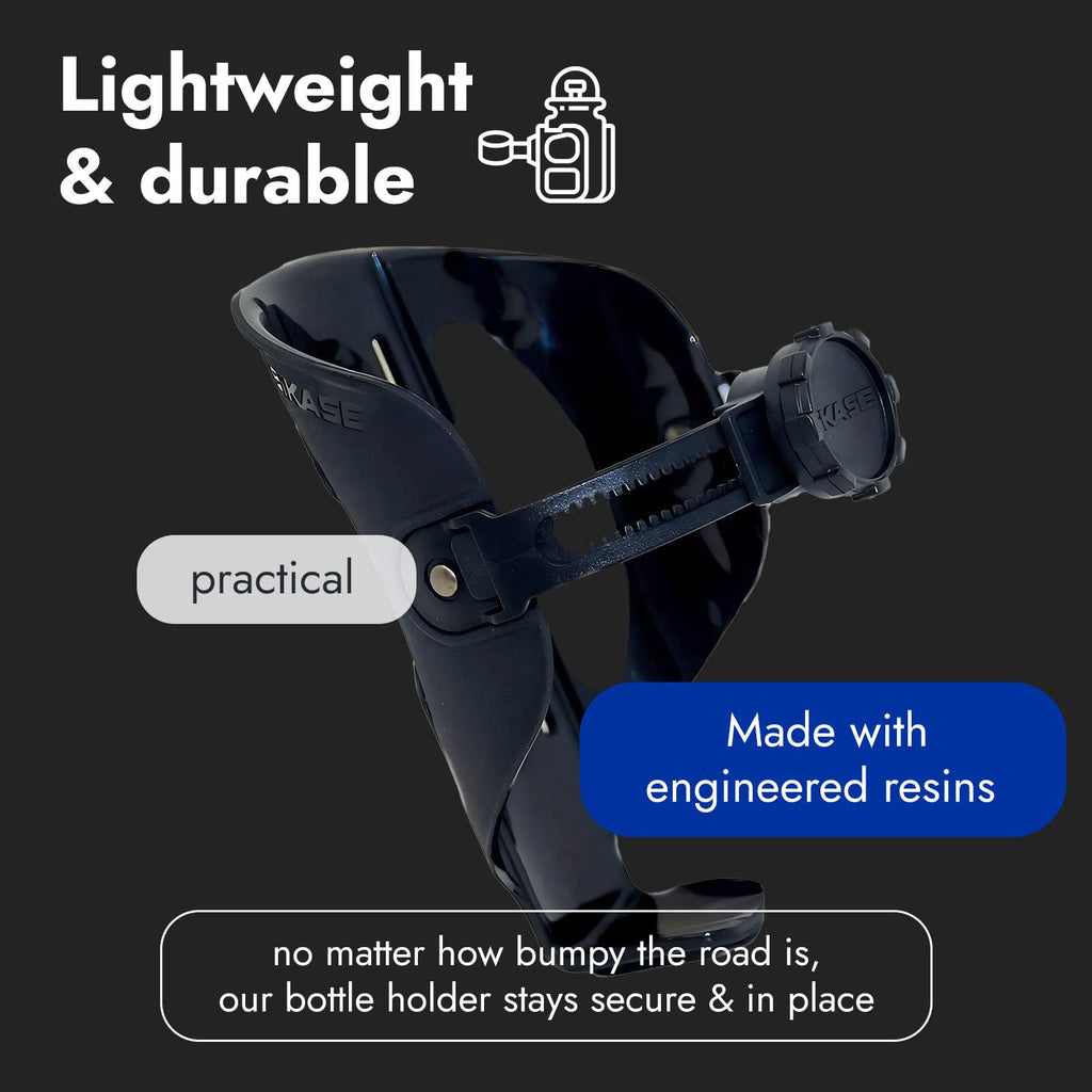 Bicycle Essentials - Includes Adjustable Bottle Holder, Universal Phone Holder Bag, Handle bar Bag and Bike Mirror - All Included.