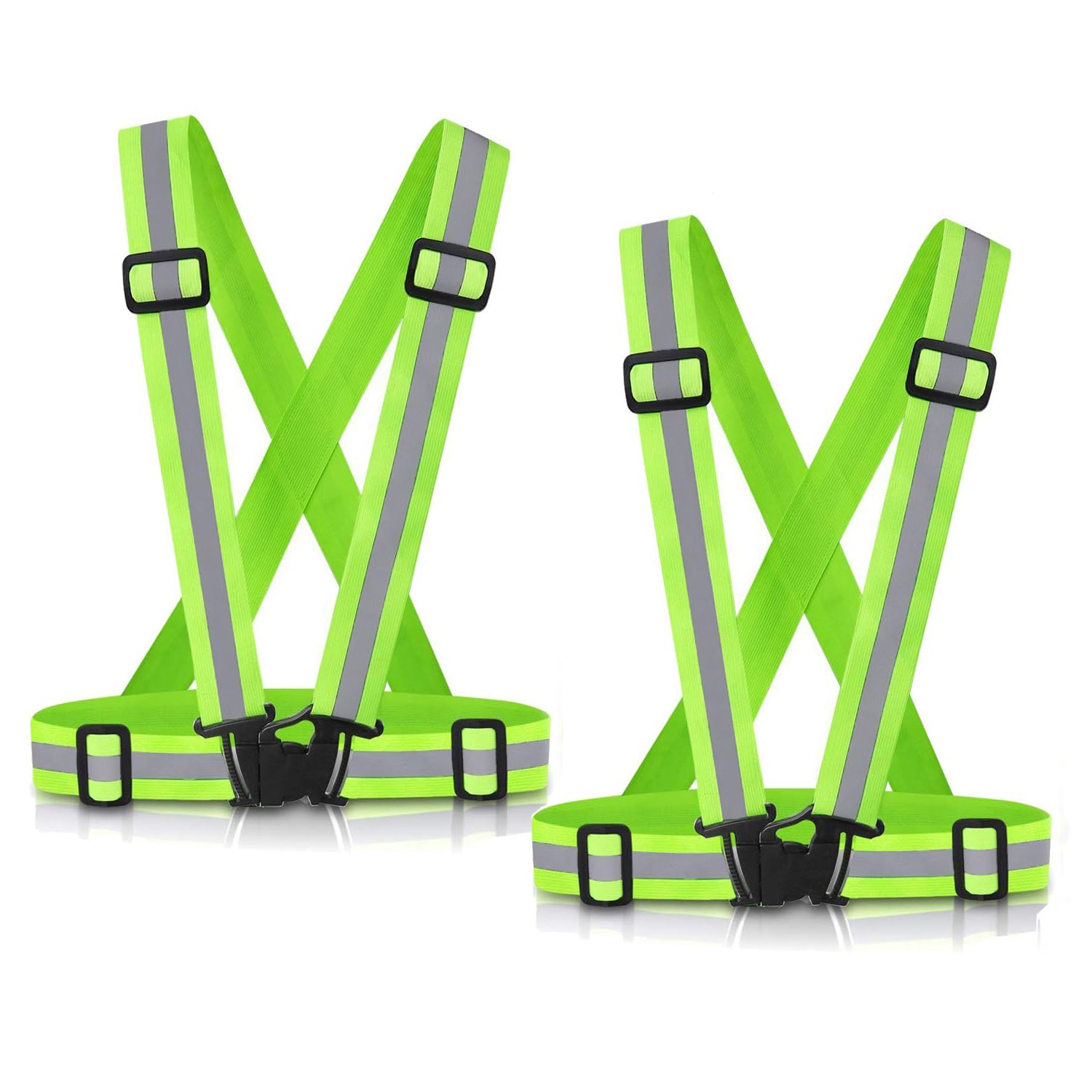 SAWNZC Reflective Vest Running Gear, 2-10Pack High Visible Safety VES