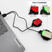 TioyFiuy Front & Rear Bike Light Set for Night Riding
