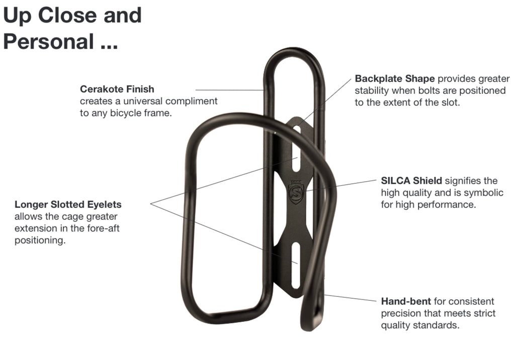 SICURO Lightweight Bicycle Water Bottle Cage Holder