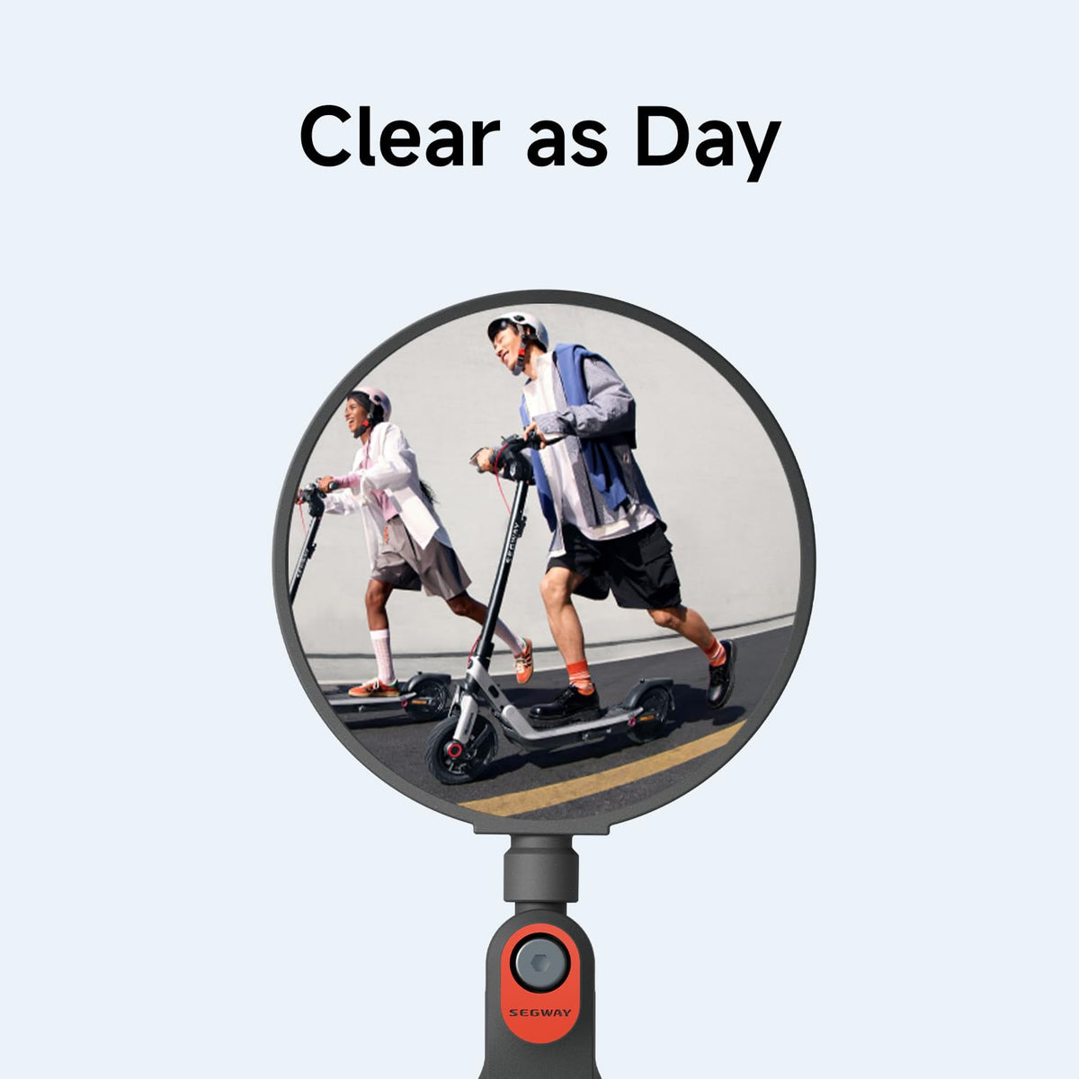 Segway Adjustable Rear-View Mirrors for Electric Scooters, 2-Pack