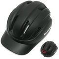 Adult Bike Helmet for Men - Women Bicycle Helmet with LED Rear Light - Certified Comfort Adjustable Baseball Cap Style Cycling Helmets for Urban Commuter Road Biking Scooter