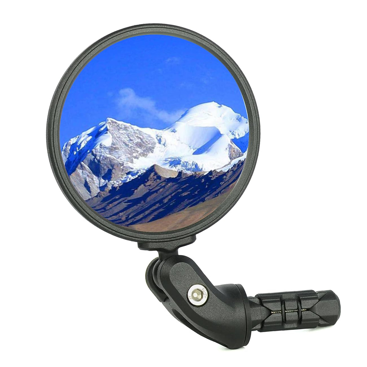 BriskMore HD Glass Bar-End Rearview Mirror for Bicycles