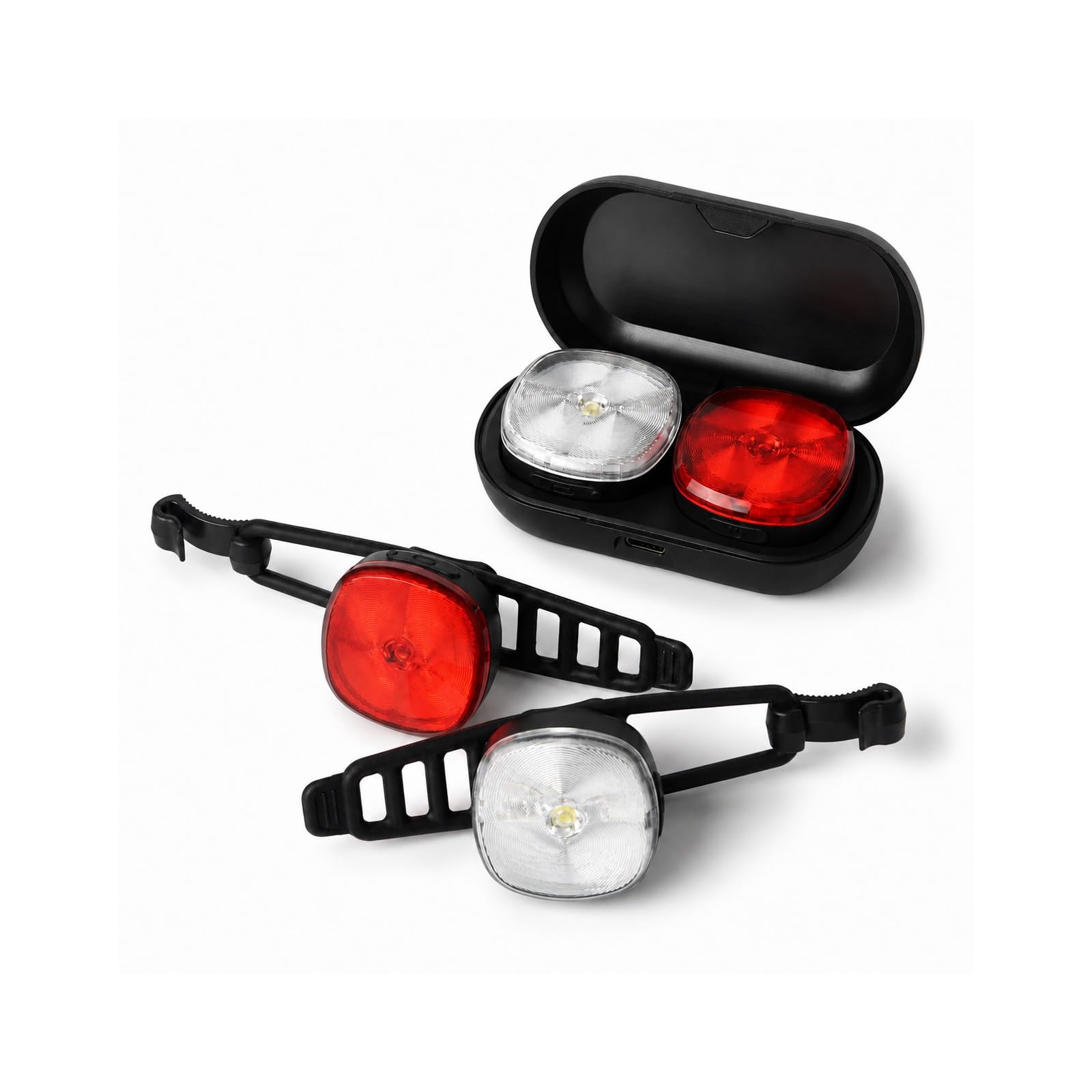LUMIXELL Proton USB-C Rechargeable Bike Light Set