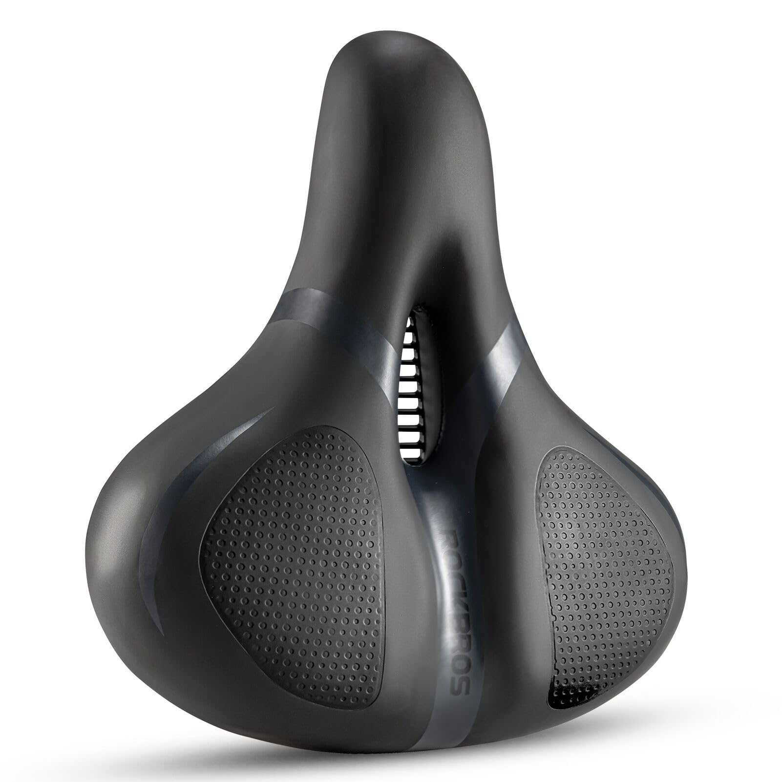 ROCKBROS Soft Wide Bike Saddle for Peloton & Road Bikes