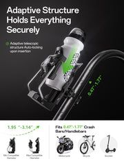 Kewig Anti-Theft Adjustable Motorcycle Cup Holder