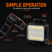 TioyFiuy Front & Rear Bike Light Set for Night Riding