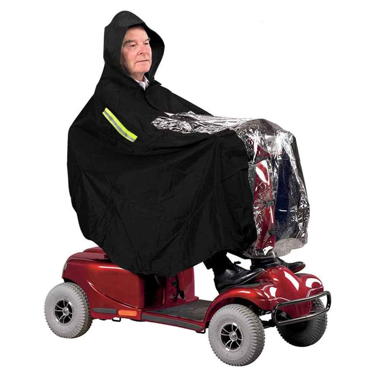 Waterproof Mobility Scooter Rain Cover with Durable Fabric