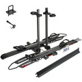 CYKE Oxen W 2-Bike E-Bike Hitch Rack with Slide-Out Ramp
