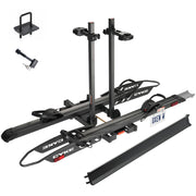 CYKE Oxen W 2-Bike E-Bike Hitch Rack with Slide-Out Ramp