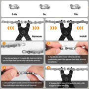 Oumers Bike Chain Repair Tool Set with Master Link Pliers