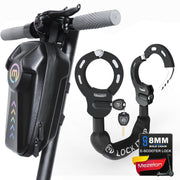 Heavy-Duty 8mm Chain Lock for E-Bikes & Electric Scooters