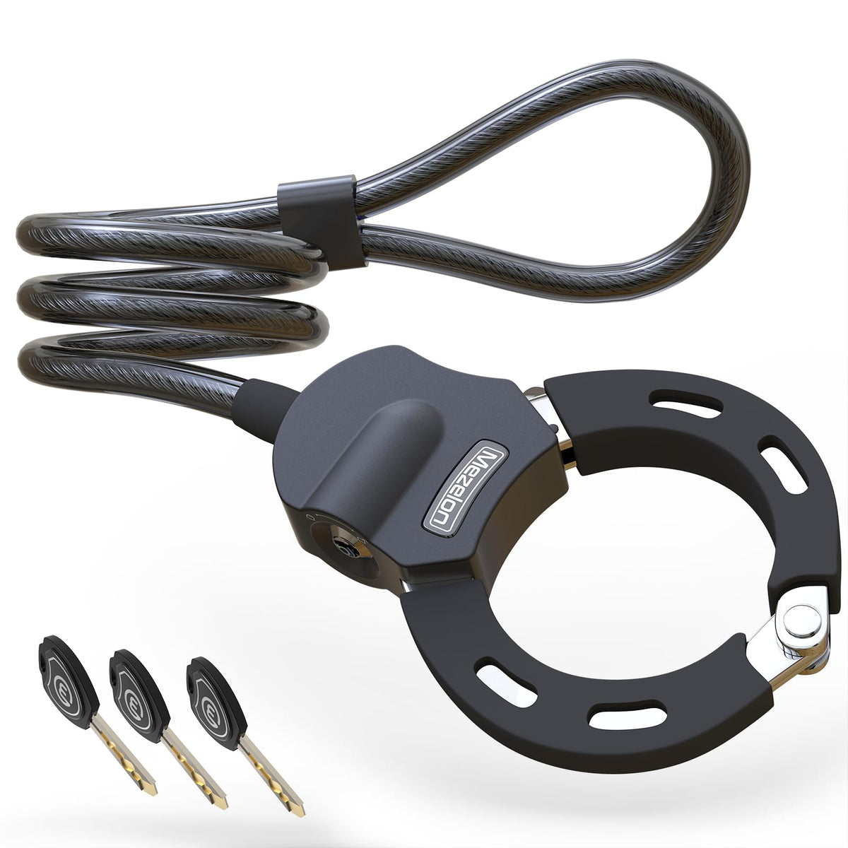 Heavy-Duty 8mm Chain Lock for E-Bikes & Electric Scooters