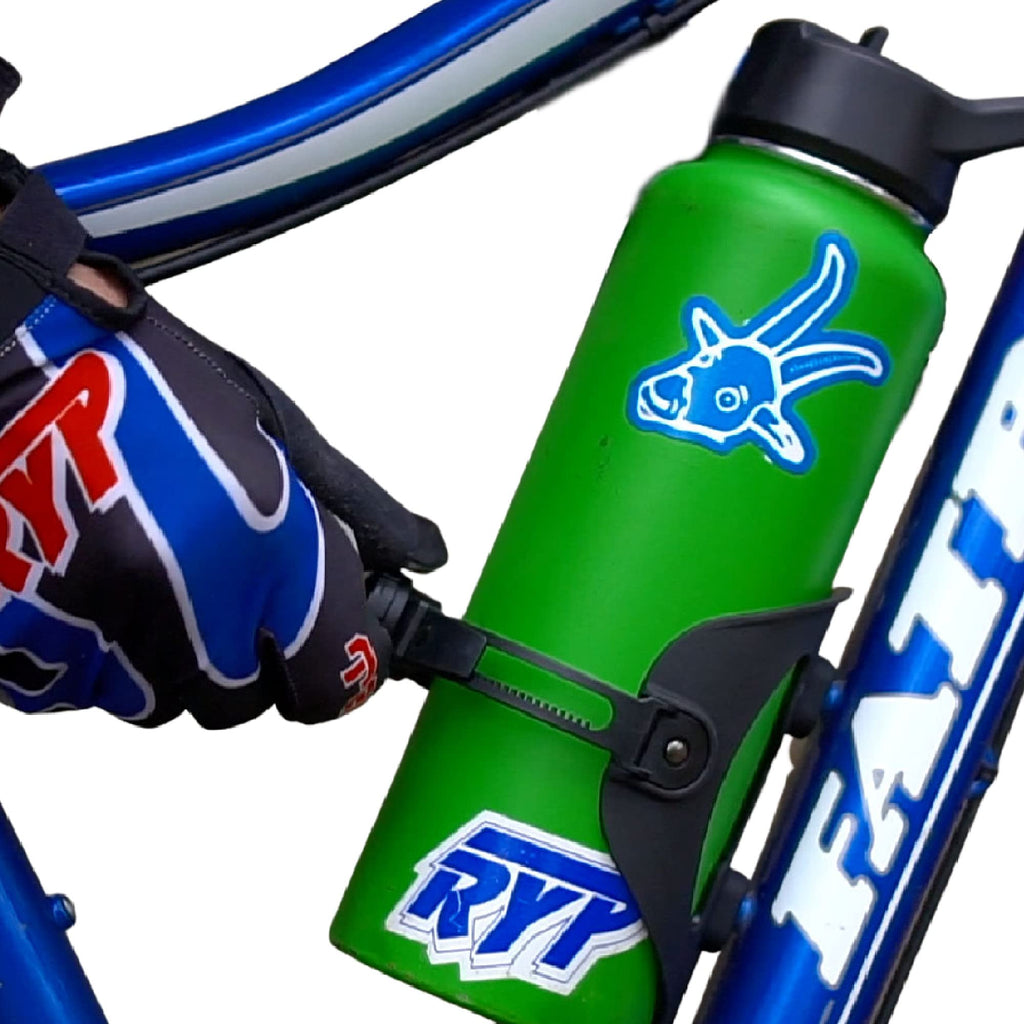 Bicycle Essentials - Includes Adjustable Bottle Holder, Universal Phone Holder Bag, Handle bar Bag and Bike Mirror - All Included.