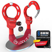 Heavy-Duty 8mm Chain Lock for E-Bikes & Electric Scooters