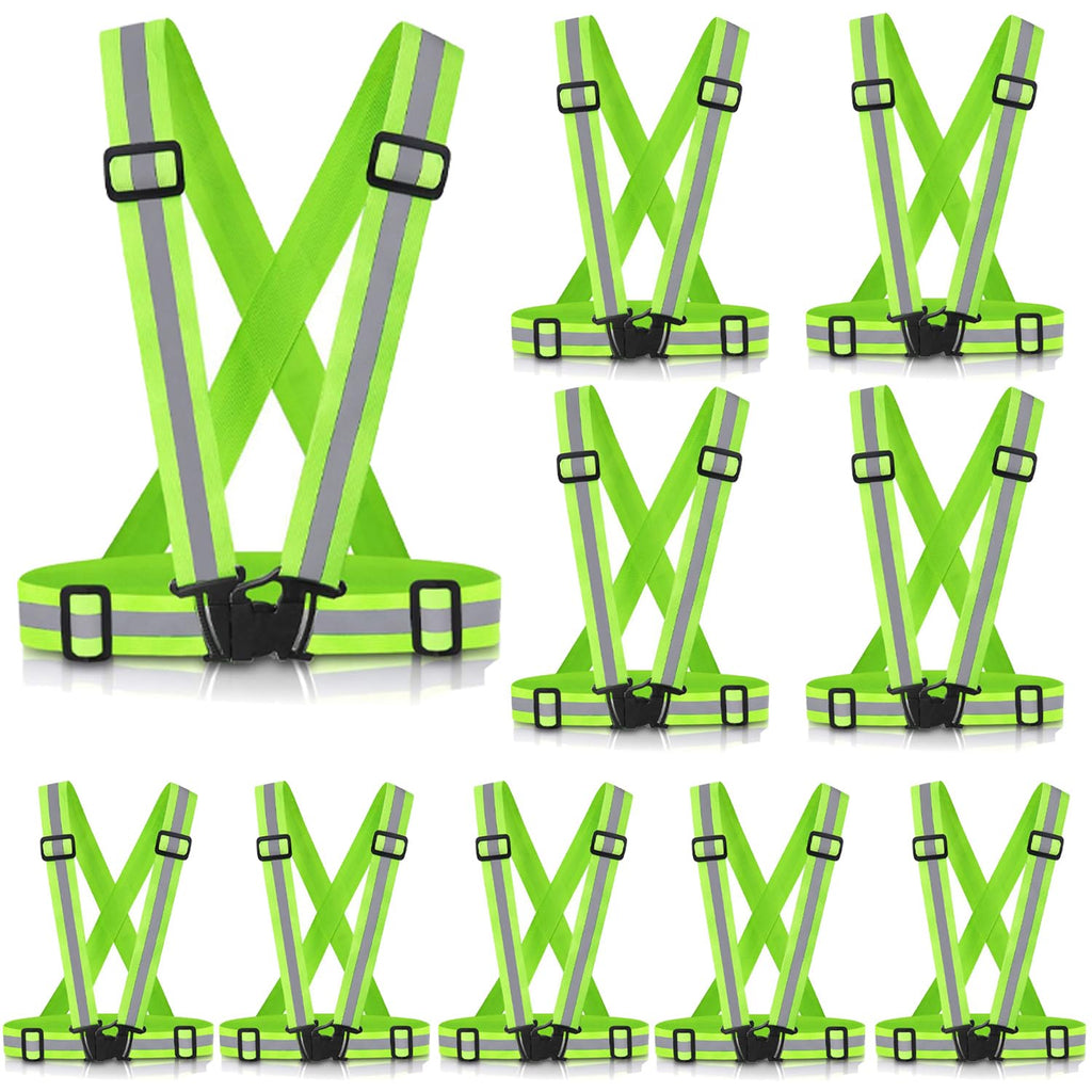 SAWNZC Reflective Vest Running Gear, 2-10Pack High Visible Safety VES