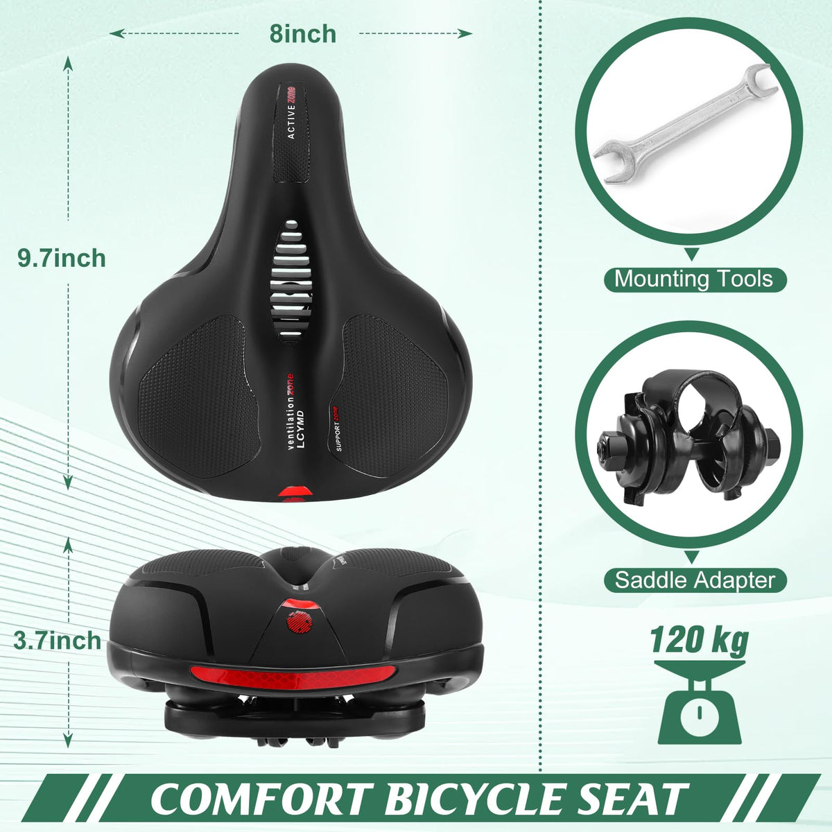 Comfortable Replacement Bike Saddle for Men & Women