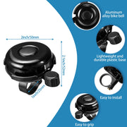 4-Piece Bike Accessory Set with Mirror, Phone Mount & Bell