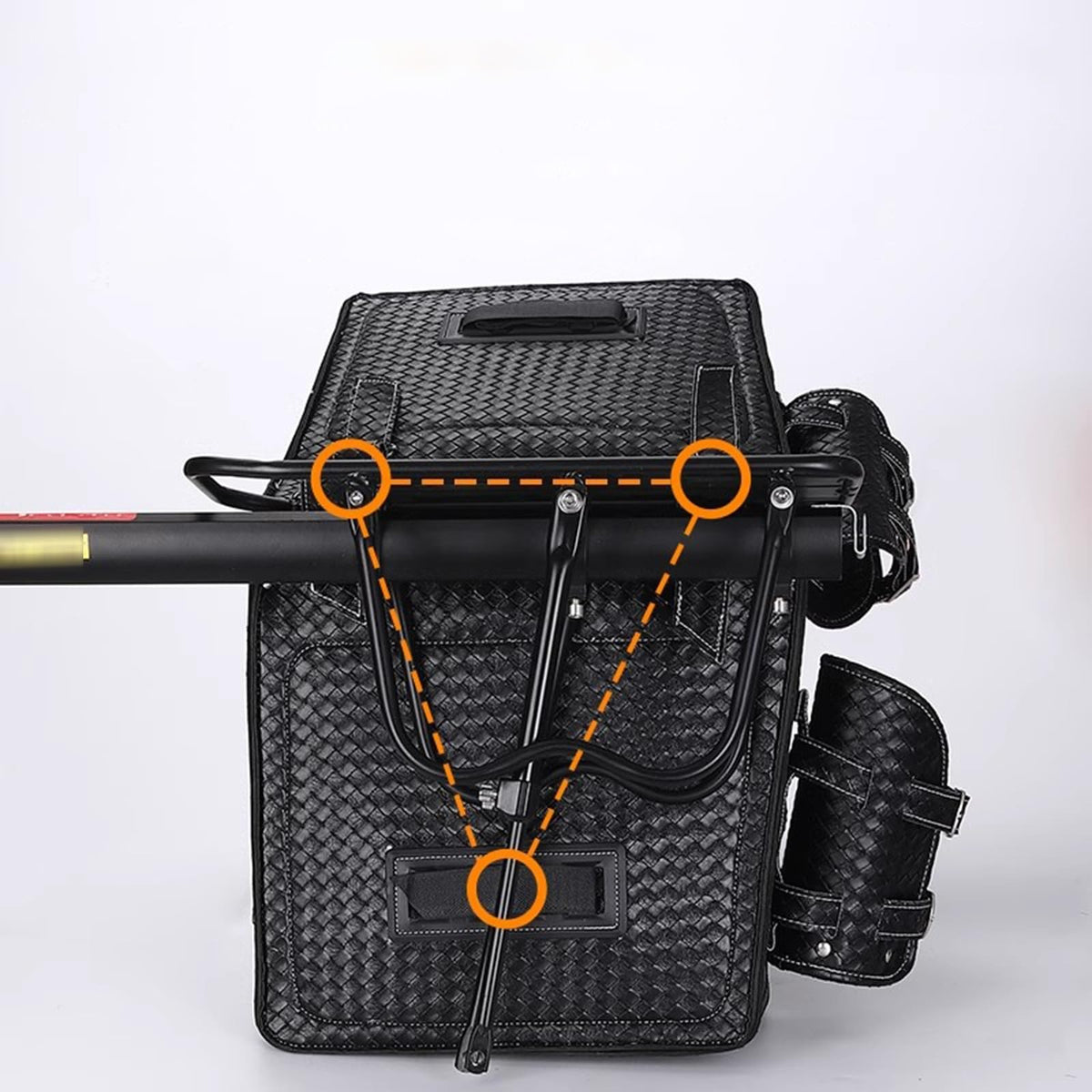 RJYYYDS Bicycle Trunk Bag Bicycle Panniers Large Capacity Cycling Bag Rear Seat Bag
