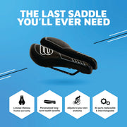 BiSaddle SRT 2.0 Adjustable Noseless Titanium Bike Saddle