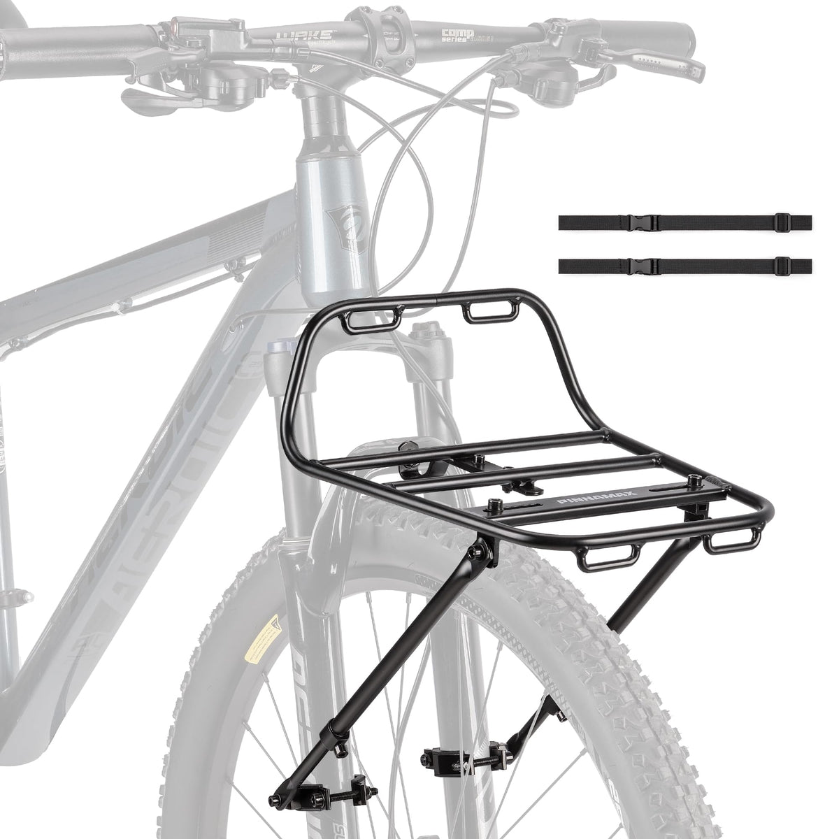 Aluminum Front Bike Cargo Rack for Gravel & Touring Bikes