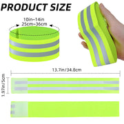 ZNBSIXP 4-Pack High-Visibility Reflective Safety Bands