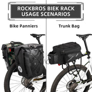 ROCKBROS Quick-Release Rear Bike Cargo Rack for Commuting