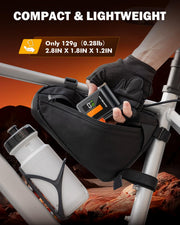 Auxbeam 120 PSI Electric Bike Pump with Gauge & Dual Valve