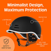 Retrospec Remi Adult Bike Helmet with Adjustable Dial