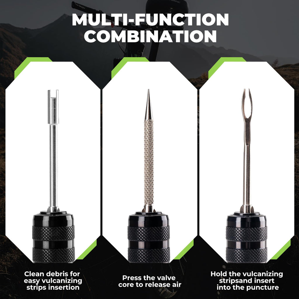 ROCKBROS Bike Repair Kit Cycling Tubeless Tire Repair Kit for Mountain Bike and Road Bicycle
