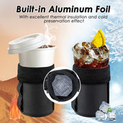WOTOW Insulated Handlebar Bike Water Bottle Holder