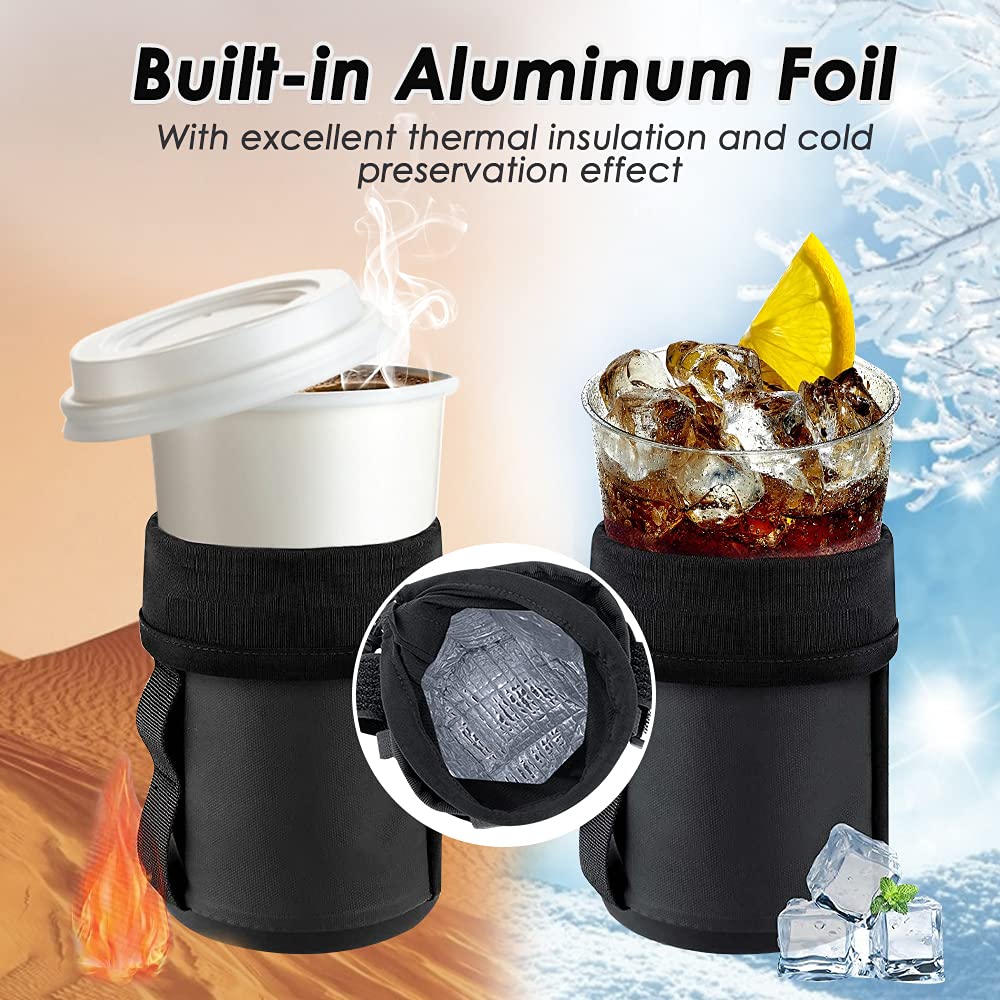 WOTOW Bike Water Bottle Holder, Insulated Bicycle Cup Holder for Handlebar