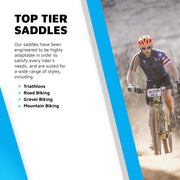 BiSaddle SRT 2.0 Adjustable Noseless Titanium Bike Saddle