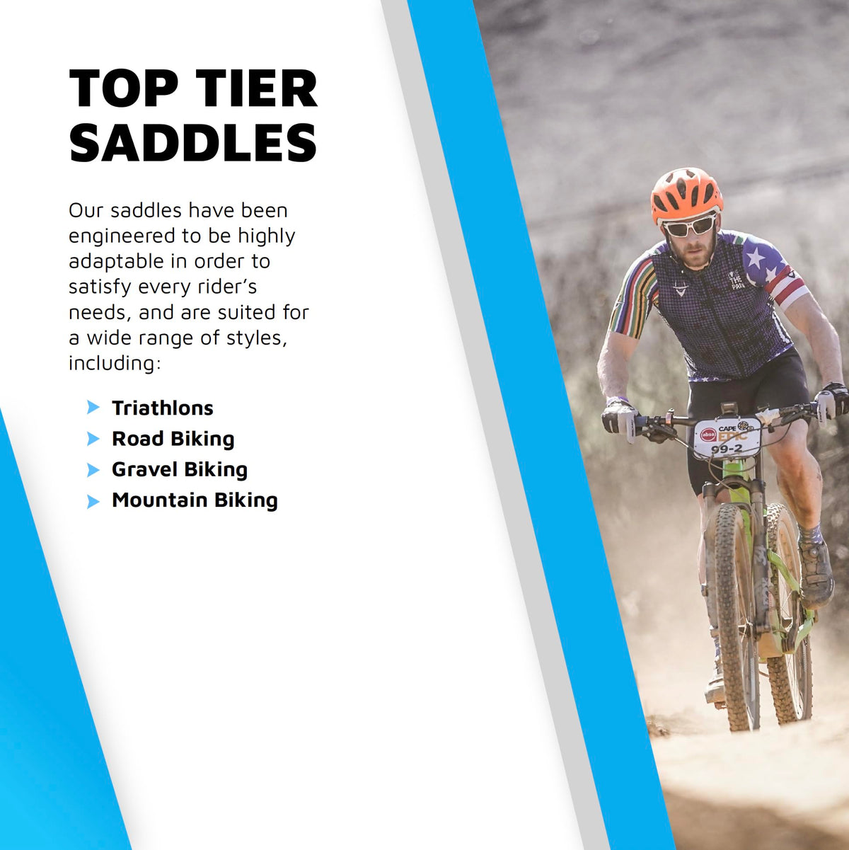 BiSaddle SRT 2.0 Adjustable Noseless Titanium Bike Saddle