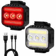 TioyFiuy Front & Rear Bike Light Set for Night Riding
