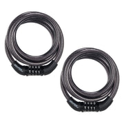 Master Lock Combination Cable Bike Lock in Black