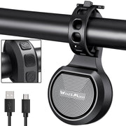 Wind&Moon 130dB Rechargeable Bike Horn & Anti-Theft Alarm