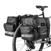 Rhinowalk Double Rear Rack Bike Pannier Bags with Handles