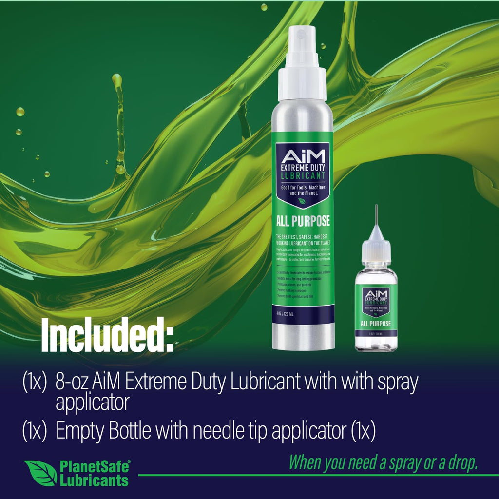PlanetSafe Exercise Equipment Lubricant | • Non-Toxic •Non-Hazardous •No-Odor | for: Vertical Climber, Treadmill, Stationary Bicycle, Rowing Machine, Stair Climbers, Ellipticals, & Rust Prevention